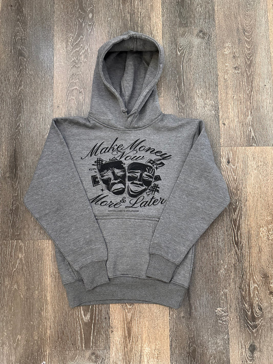 DMB MAKE MONEY NOW AND MORE LATER HOODIE DARK GREY