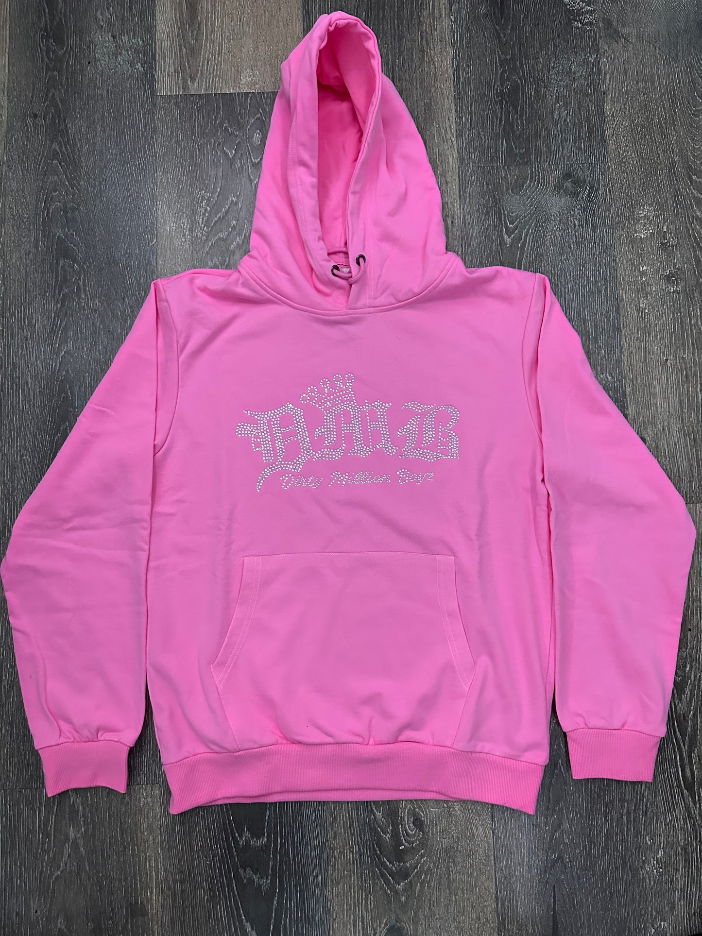 PINK DMB RHINESTONE HOODIE