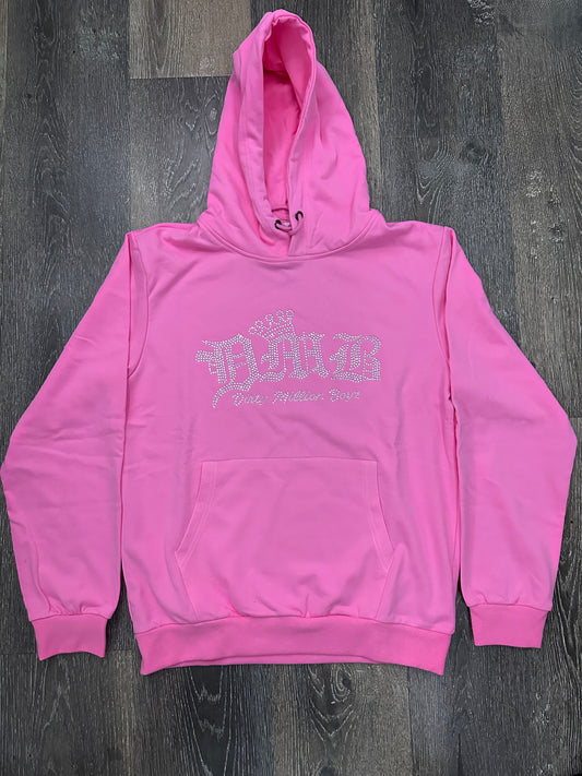 PINK DMB RHINESTONE HOODIE