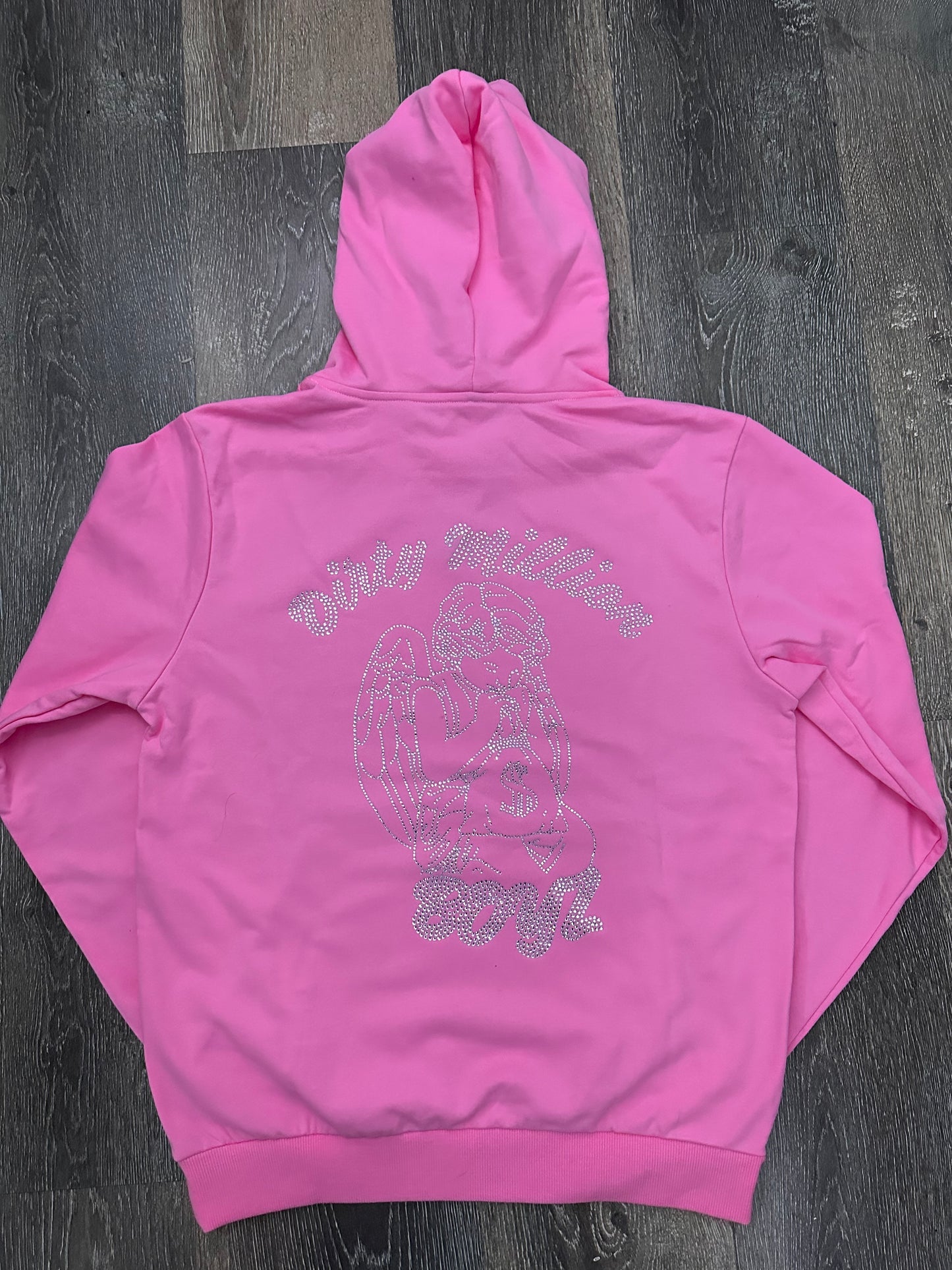 PINK DMB RHINESTONE HOODIE